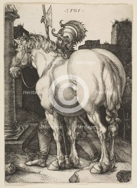 The Large Horse, 1505. Creator: Albrecht Durer.