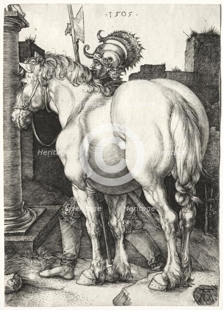 The Large Horse, 1505. Creator: Albrecht Dürer (German, 1471-1528).