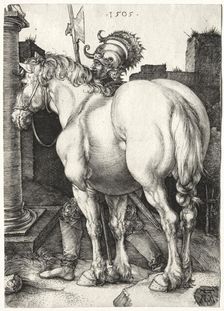 The Large Horse, 1505. Creator: Albrecht Dürer (German, 1471-1528)