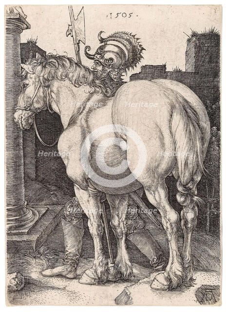 The Large Horse, 1505. Creator: Dürer, Albrecht (1471-1528).