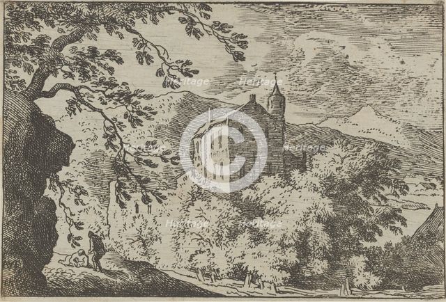 The Large House with the Turret, 17th century. Creator: Allart van Everdingen.