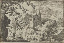 The Large House with the Turret, 17th century. Creator: Allart van Everdingen