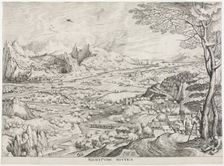The Large Landscapes: Solicitudo Rustica, c. 1555-1558. Creator: Jan van Doetechum (Flemish, 1530-1616), attributed to ; Lucas van Doetechum (Flemish), and