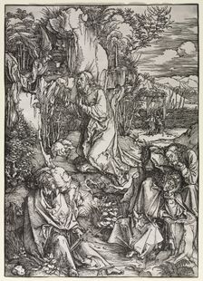 The Large Passion: Christ on the Mount of Olives, c. 1497-1500. Creator: Albrecht Dürer (German, 1471-1528)