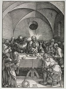 The Large Passion: The Last Supper, 1510. Creator: Albrecht Dürer (German, 1471-1528)
