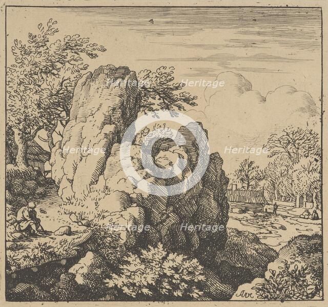 The Large Rock, mid-17th century., mid-17th century. Creator: Allart van Everdingen.