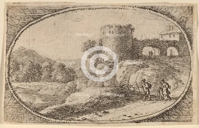 The Large Round Tower. Creator: Herman van Swanevelt.