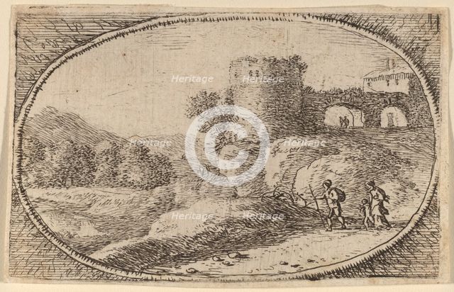 The Large Round Tower. Creator: Herman van Swanevelt.