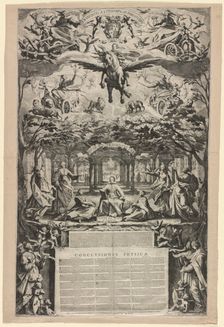 The Large Thesis, 1625. Creator: Jacques Callot (French, 1592-1635)