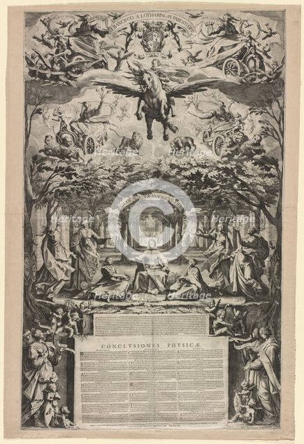 The Large Thesis, 1625. Creator: Jacques Callot (French, 1592-1635).