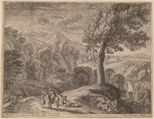 The Large Tree and the Cascade. Creator: Herman van Swanevelt