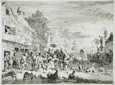 The Large Village Fair, 1685. Creator: Cornelis Dusart