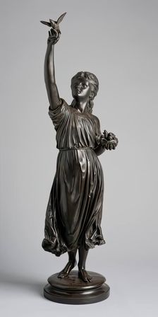 The Lark's First Flight, 1875-1924. Creator: Albert Bruce-Joy