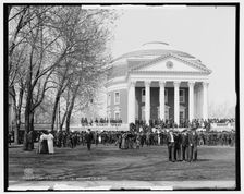 The Lawn and the Rotunda, U. of Va., c1905. Creator: Unknown