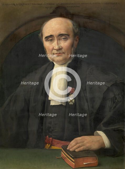 The Lawyer Théophile Smekens, 1886. Creator: Charles Verlat.