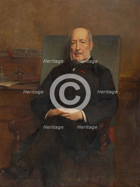 The Lawyer Armand-Désiré Auger, 1885. Creator: Pierre Van Havermaet.
