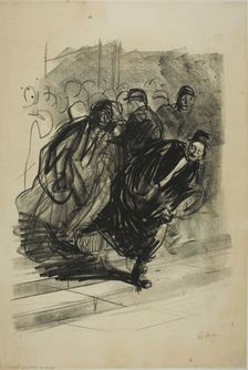 The Lawyer Pursued, 1915. Creator: Jean Louis Forain