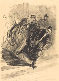 The Lawyer Pursued, 1915. Creator: Jean Louis Forain