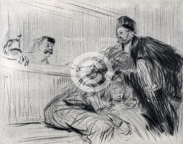 'The Lawyer Speaking with the Prevenu', 1925.Artist: Jean Louis Forain