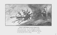 The Lawyers Last Circuit. c1800