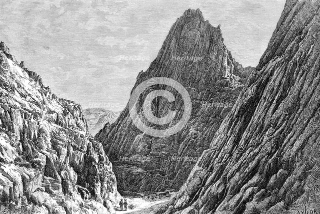 The Lataband Pass, Afghanistan, 1895.Artist: Bertrand