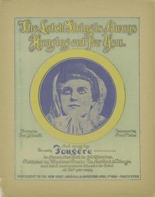 The latch-string's always hanging out for you 1900. Creator: Unknown