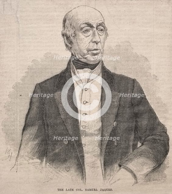 The Late Col. Samuel Jaques, 1859. Creator: Winslow Homer (American, 1836-1910).