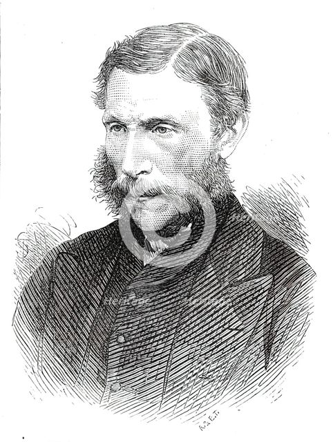 The late Colonel Charles Chesney, R.E., 1876. Creator: Unknown.