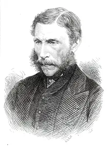 The late Colonel Charles Chesney, R.E., 1876. Creator: Unknown