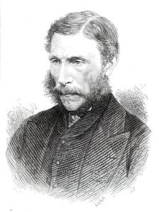 The late Colonel Charles Chesney, R.E., 1876. Creator: Unknown