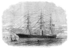 The late Confederate cruiser Shenandoah in the Mersey, 1865. Creator: Smyth