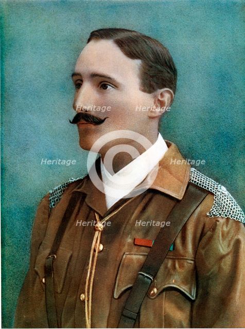 The late Captain the Hon RH De Montmorency, VC, 1900. Creator: Gabriel Lekegian.