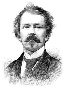 The late Captain Mayne Reid, 1883. Creator: Unknown