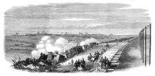 The late accident on the Great Eastern Railway, near Bradfield, Essex, 1864. Creator: Unknown