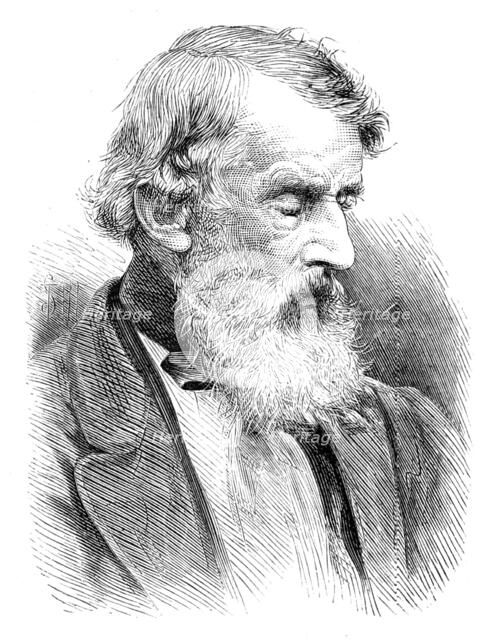 The late Admiral W. W. Percival Johnson, R.N., one of the officers engaged at Trafalgar, 1881. Creator: Unknown.