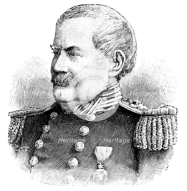 The late Admiral Beechey, 1895. Creator: P Naumann.