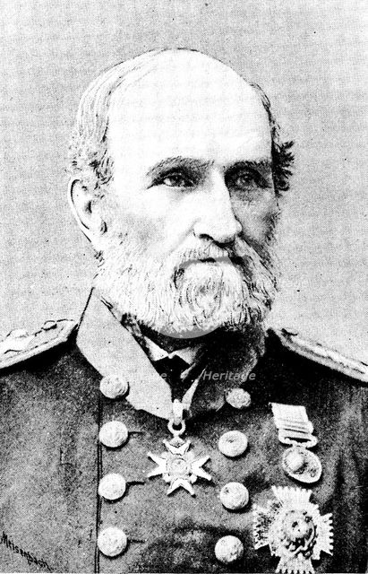 The late Admiral Sir B. J. Sulivan, 1890. Creator: Unknown.