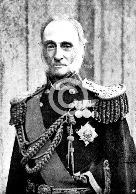 The late Admiral Sir G. T. Phipps Hornby, 1895. Creator: Russell & Sons.