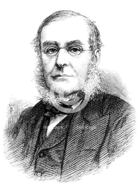 The late Admiral Sir Richard Collinson, K.C.B., Deputy Master of the Trinity House, 1883. Creator: Unknown.