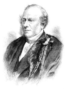 The late Alderman Sir F. G. Moon, 1871. Creator: Unknown