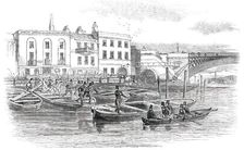 The Late Attack upon Marshal Haynau - Escape of Marshal Haynau in the Police Galley, 1850. Creator: Unknown