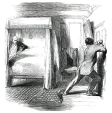 The Late Attack upon Marshal Haynau - the Bed-Room in which Marshal Haynau was Concealed, 1850. Creator: Unknown