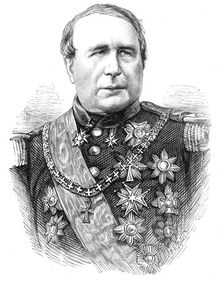The late Baron de Beaulieu, Belgian Ambassador, 1872. Creator: Unknown