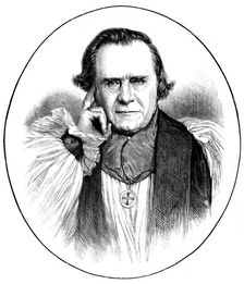 The late Bishop of Winchester, 1873. Creator: Unknown