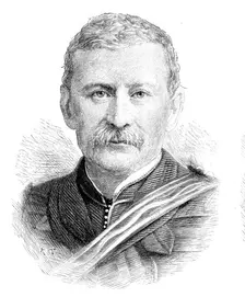 The late General Frederick Brine, R.E., 1890. Creator: R. Taylor