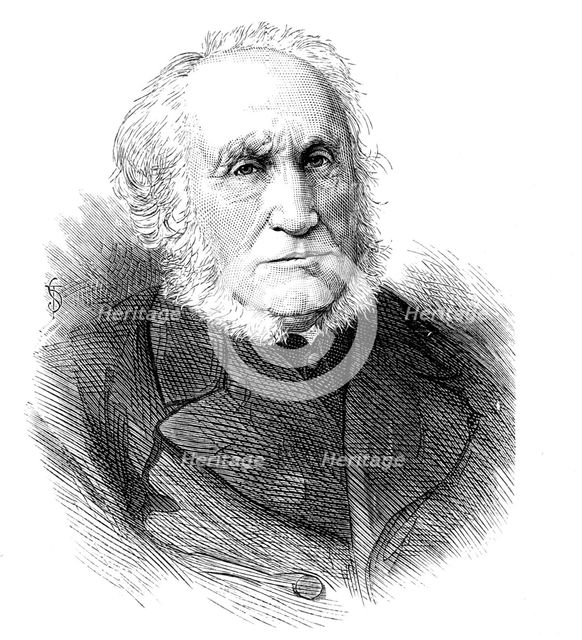 The late General Sir Edward Sabine, F.R.S., 1883. Creator: Unknown.