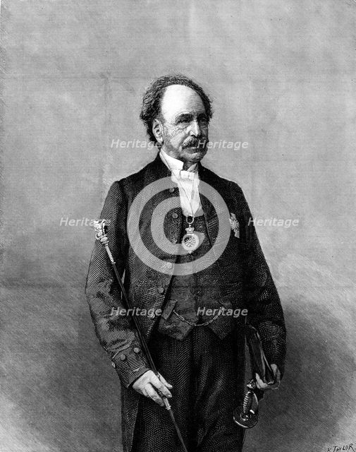 The late General Sir W. Knollys, Gentleman Usher of the Black Rod, 1883. Creator: R. Taylor.