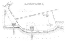 The late gunpowder explosion: site of the powder-magazines at Belvedere, in the Erith Marshes, 1864. Creator: Unknown