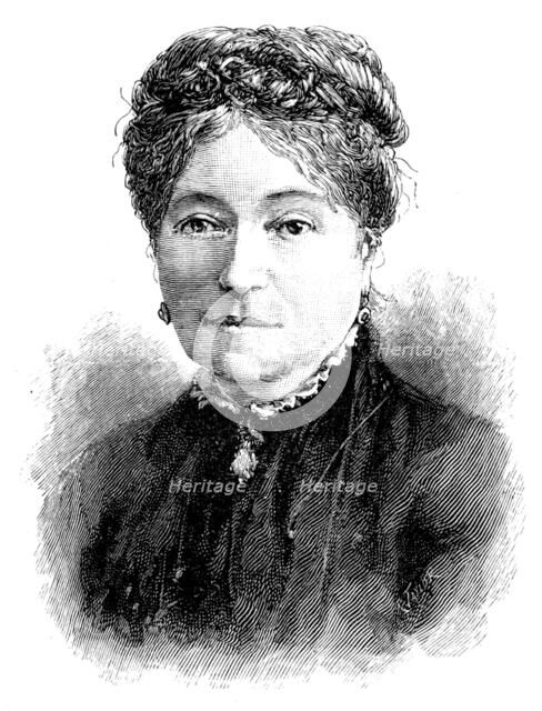 The late Dowager Marchioness of Ely, 1890. Creator: R. Taylor.