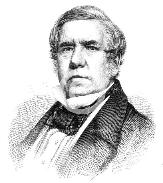 The late David Roberts, R.A., 1864. Creator: Unknown.